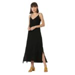 Kimiku Women's Cotton Shift Midi Dress