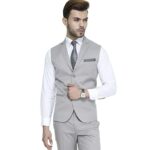 Hariom Van Men's Single Breast Three Button Slim Fit Formal/Party Waist Coat - 11 Colors