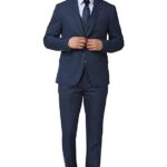 Daan Velsor Men Business Suit Pants Set