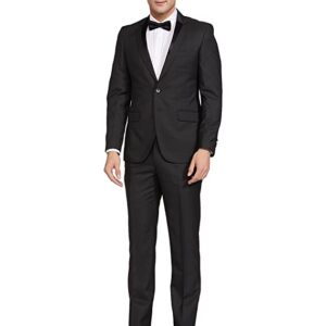 Roy Strip Men's Peak Lapel Regular Fit Suit
