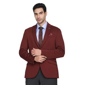 Grey Hook Men's Formal Notch Lapel Phoenix Skinny Fit Blazer-NL-DO-CLARA2