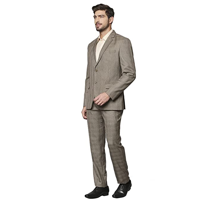 Roy Strip Dark Brown Suits - Image 3