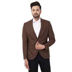 Grey Hook Men's Formal Notch Lapel Slim Fit Blazer-NL-JENA