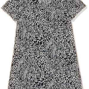 Kimiku Women 10261945 A-Line Dress, Black, L
