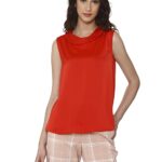 Kimiku Women's Plain Regular fit Top