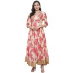 Women's Polyester Layered and Tiered Below The Knee Dress