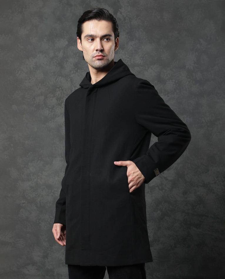 PREMIUM STRETCH COAT WITH HOOD